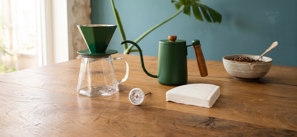 Set preparación V60 verde