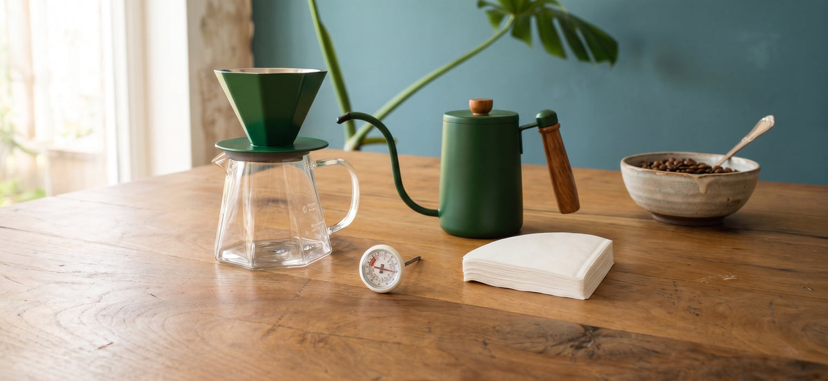 Set preparación V60 verde