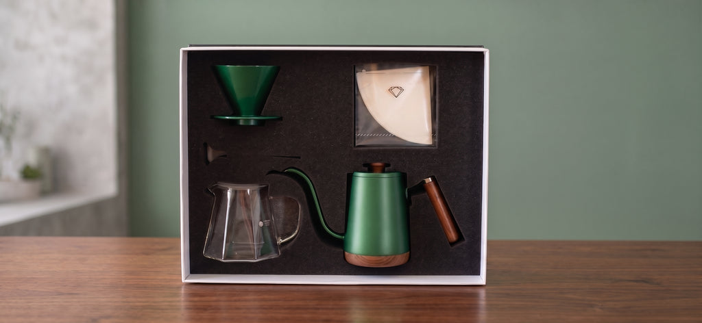 Set preparación V60 verde